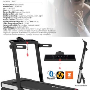 Voit Ultrafit Otomatik Eğimli Koşu Bandı - Görsel 3
