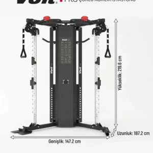 Voit Pro 300 DAP Çoklu Ağırlık İstasyonu – Çift 70 kg Ağırlık Plakası, Fonksiyonel Antrenman Sistemi - Görsel 3