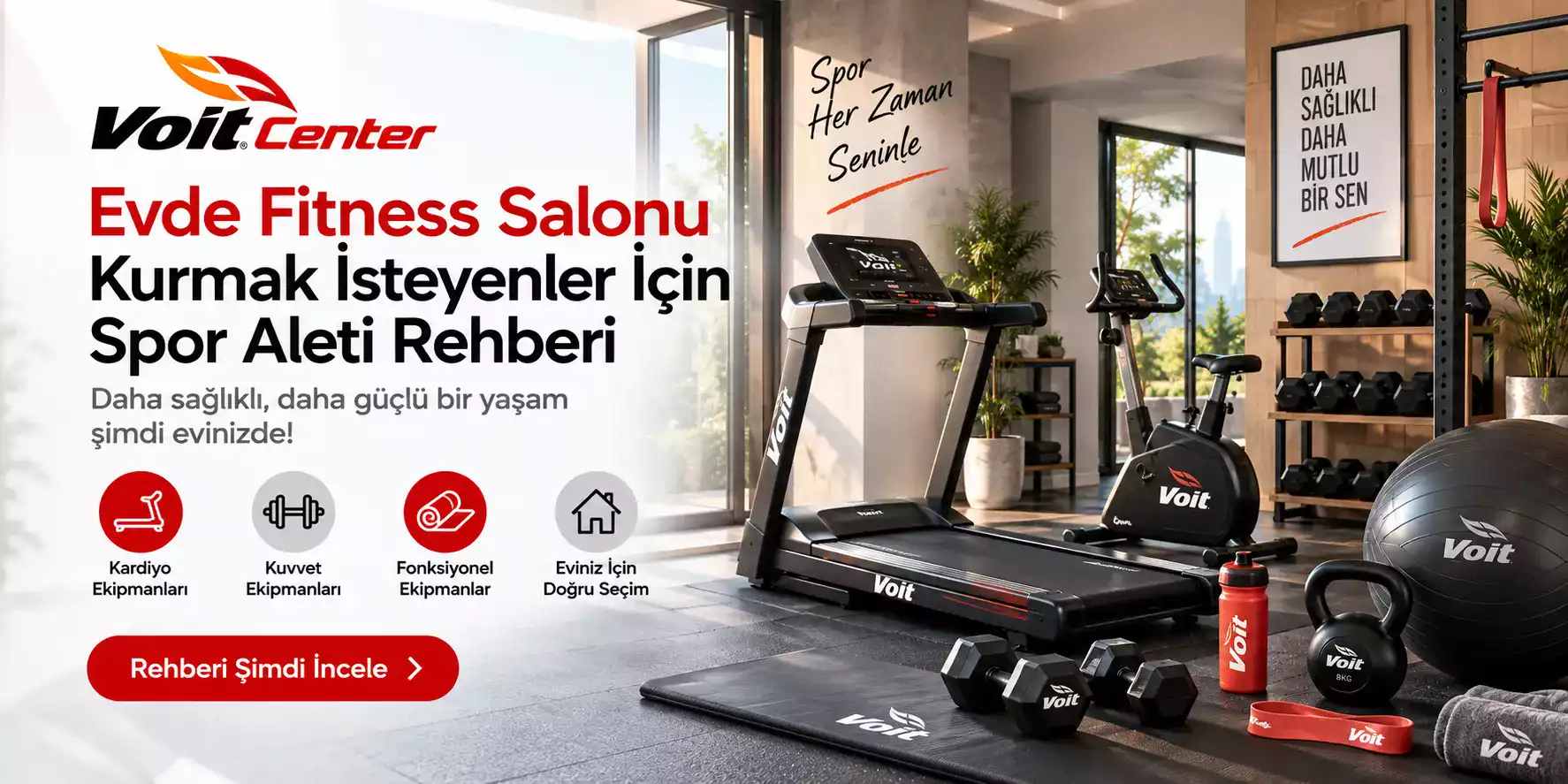 Evde Fitness Salonu Kurmak İsteyenler İçin Spor Aleti Rehberi *2026